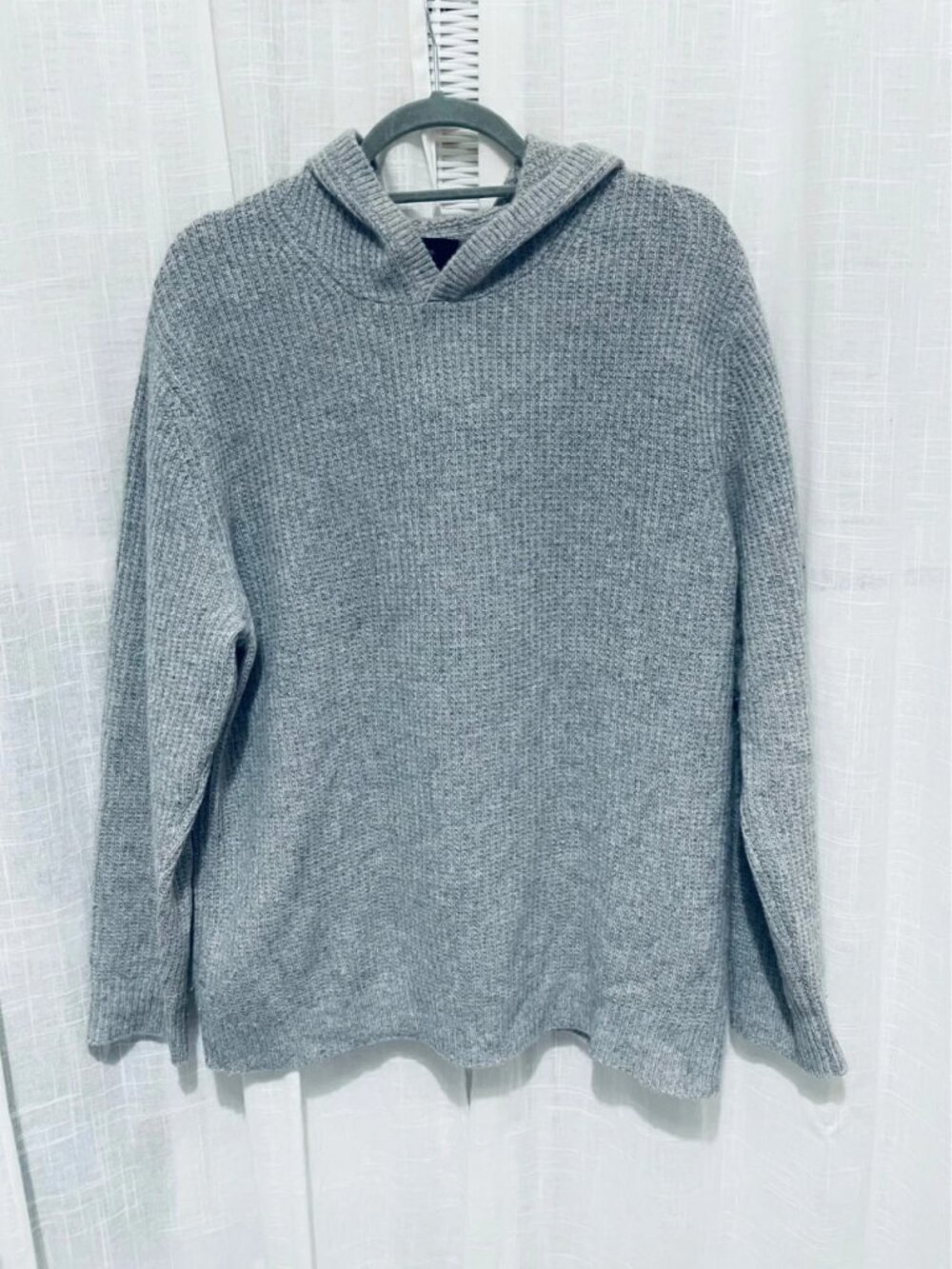 Vince Men’s 100% Cashmere Marled Knit Hoodie L